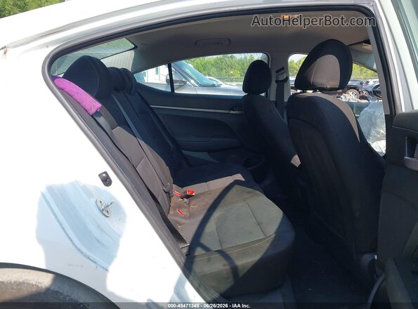 5NPD74LF1JH341013 2018 HYUNDAI ELANTRA White VIN კოდის სტიკერის ხედი