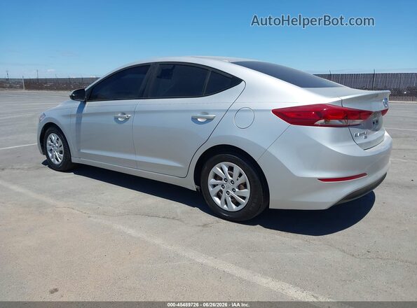 5NPD74LF1JH342985 2018 HYUNDAI ELANTRA Silver Rear left