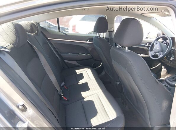 5NPD74LF1JH347037 2018 HYUNDAI ELANTRA Gray Вид наклейки з VIN-кодом