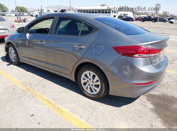 5NPD74LF1JH347037 2018 HYUNDAI ELANTRA Gray Задня ліва чверть