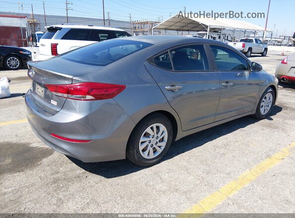 5NPD74LF1JH347037 2018 HYUNDAI ELANTRA Gray Задня права чверть