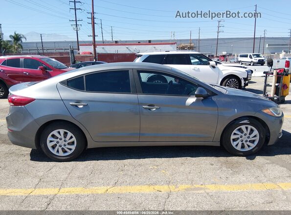 5NPD74LF1JH347037 2018 HYUNDAI ELANTRA Gray Вид щитка приладів