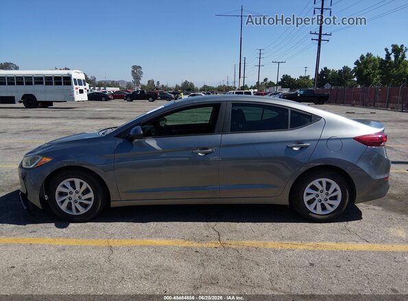 5NPD74LF1JH347037 2018 HYUNDAI ELANTRA Gray Вид задньої частини салону