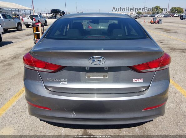 5NPD74LF1JH347037 2018 HYUNDAI ELANTRA Gray 