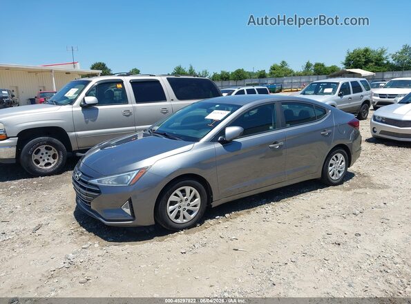 5NPD74LF1KH410283 2019 HYUNDAI ELANTRA Серый 