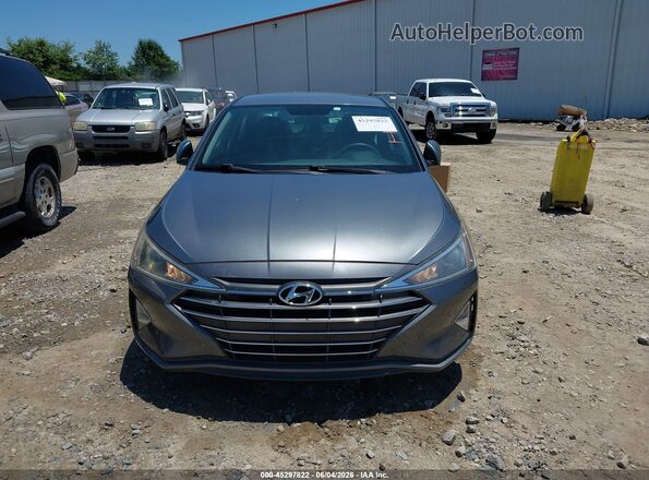 5NPD74LF1KH410283 2019 HYUNDAI ELANTRA Серый 
