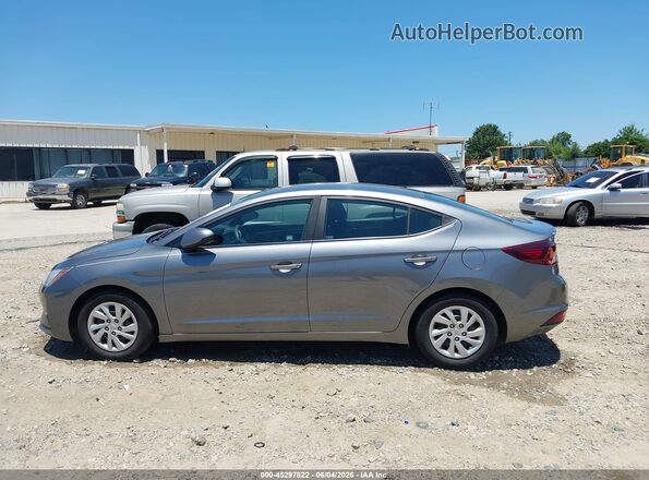 5NPD74LF1KH410283 2019 HYUNDAI ELANTRA Серый 