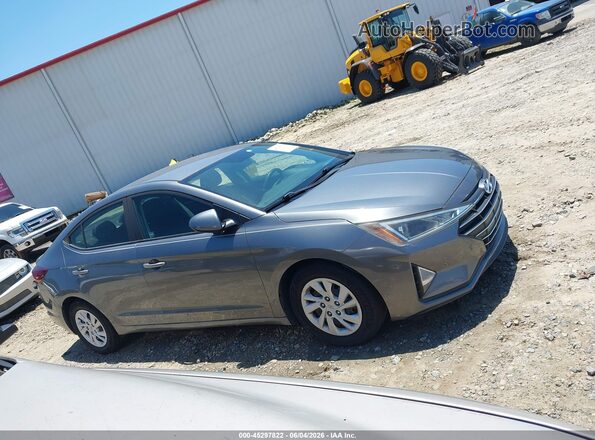 5NPD74LF1KH410283 2019 HYUNDAI ELANTRA Серый 