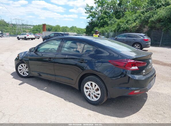 5NPD74LF1KH412230 2019 HYUNDAI ELANTRA Black Rear left