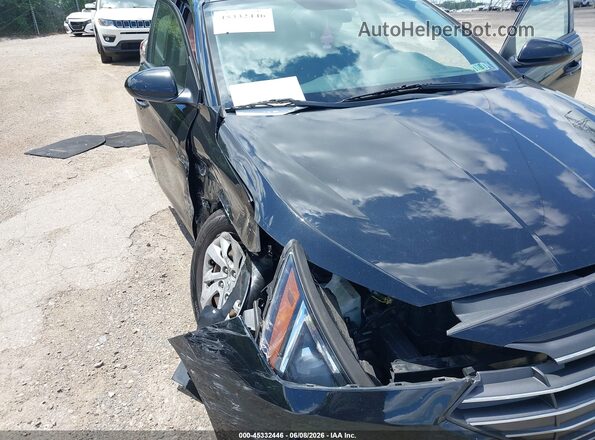 5NPD74LF1KH412230 2019 HYUNDAI ELANTRA Black Front view
