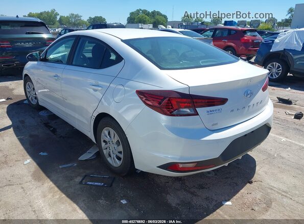 5NPD74LF1KH429772 2019 HYUNDAI ELANTRA White 