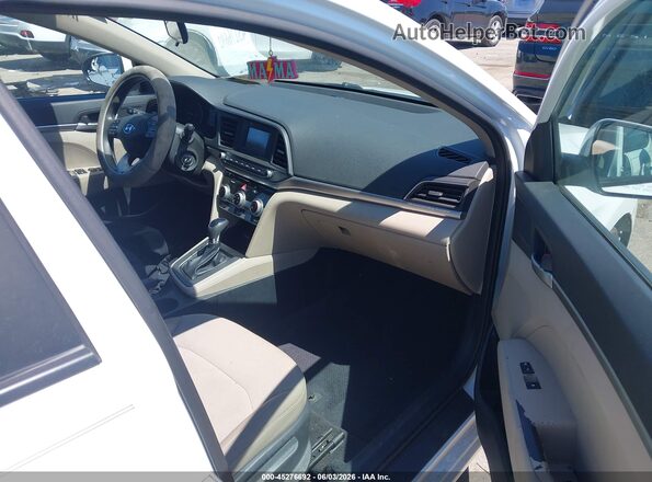 5NPD74LF1KH429772 2019 HYUNDAI ELANTRA White 