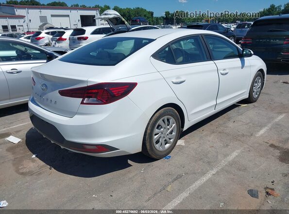5NPD74LF1KH429772 2019 HYUNDAI ELANTRA White 