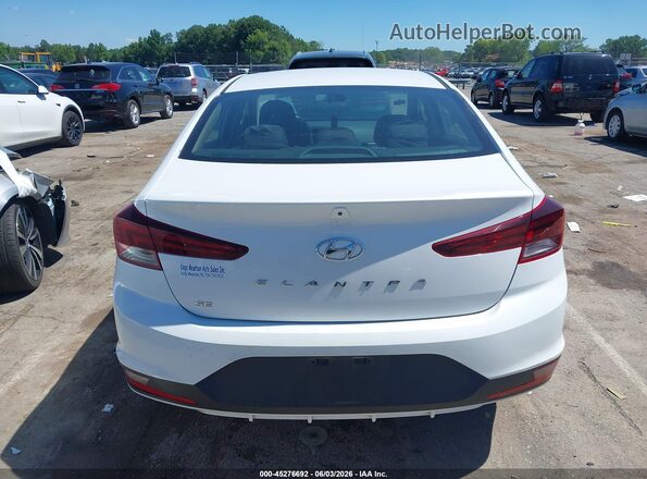 5NPD74LF1KH429772 2019 HYUNDAI ELANTRA White 