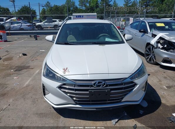 5NPD74LF1KH429772 2019 HYUNDAI ELANTRA White 