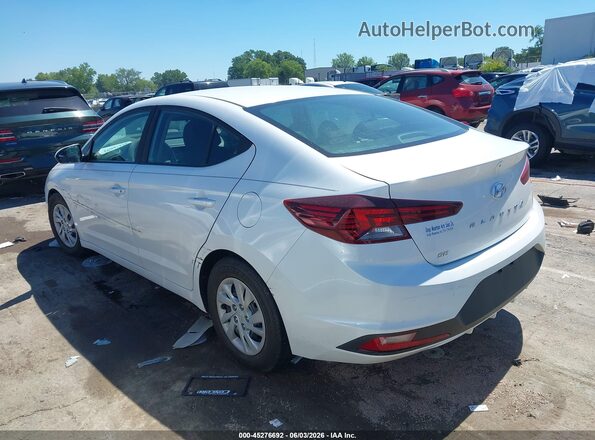 5NPD74LF1KH429772 2019 HYUNDAI ELANTRA White 