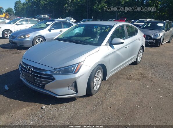5NPD74LF1KH438066 2019 HYUNDAI ELANTRA Silver Front left