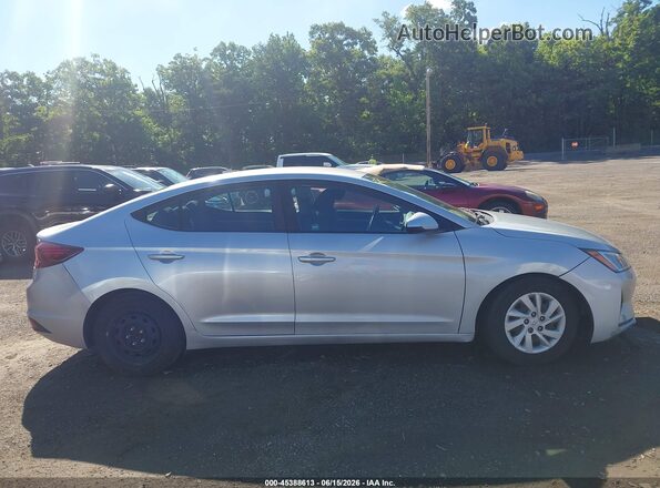 5NPD74LF1KH438066 2019 HYUNDAI ELANTRA Silver Rear interior view