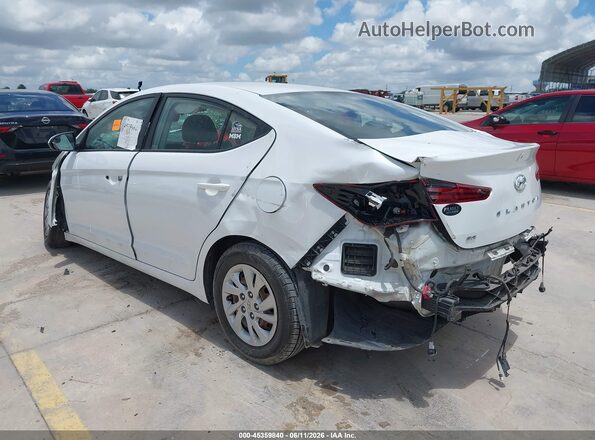 5NPD74LF1KH452940 2019 HYUNDAI ELANTRA Белый Задняя левая четверть