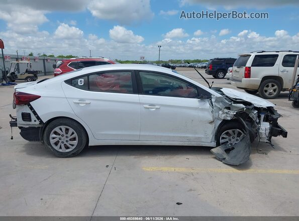 5NPD74LF1KH452940 2019 HYUNDAI ELANTRA Белый Панорамный вид салона 360°