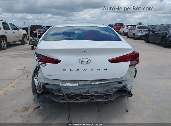 5NPD74LF1KH452940 2019 HYUNDAI ELANTRA Белый 
