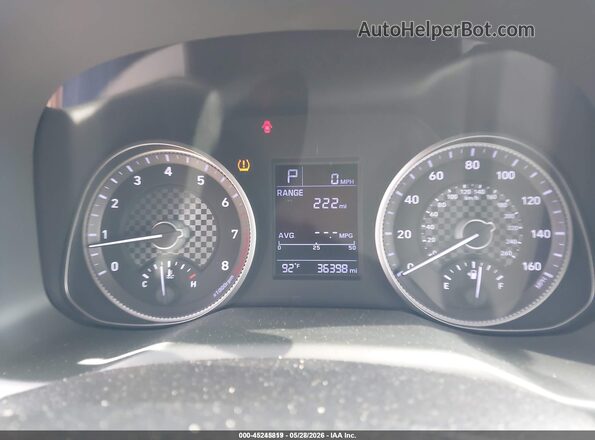 5NPD74LF1KH487154 2019 HYUNDAI ELANTRA Серебряный Вид задних сидений
