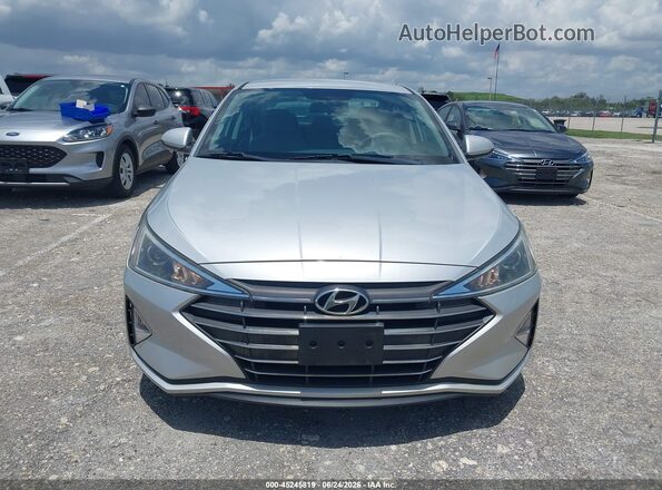 5NPD74LF1KH487154 2019 HYUNDAI ELANTRA Серебряный Вид щитка приборов