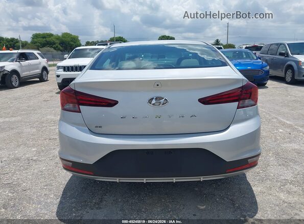 5NPD74LF1KH487154 2019 HYUNDAI ELANTRA Серебряный 