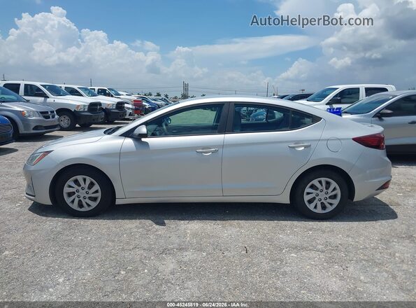 5NPD74LF1KH487154 2019 HYUNDAI ELANTRA Серебряный Панорамный вид салона 360°