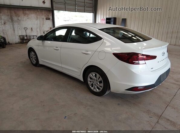5NPD74LF1KH487557 2019 HYUNDAI ELANTRA White Tył lewy