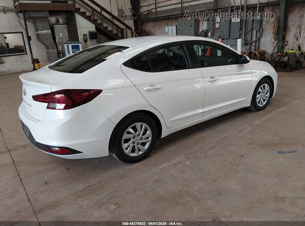 5NPD74LF1KH487557 2019 HYUNDAI ELANTRA White Tył prawy