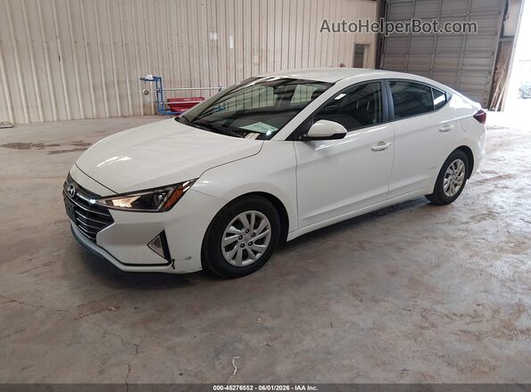 5NPD74LF1KH487557 2019 HYUNDAI ELANTRA White Przód lewy
