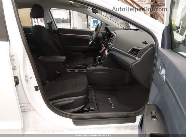 5NPD74LF1KH487557 2019 HYUNDAI ELANTRA White Widok wnętrza z przodu