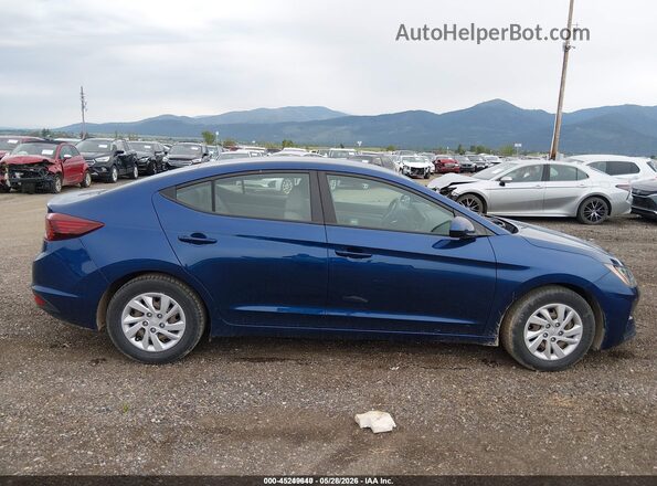 5NPD74LF1KH493407 2019 HYUNDAI ELANTRA Blue 