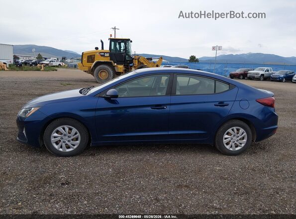 5NPD74LF1KH493407 2019 HYUNDAI ELANTRA Blue 