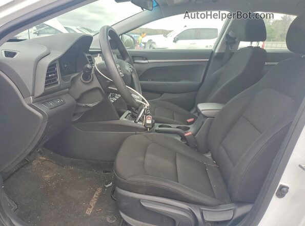 5NPD74LF1LH499323 2020 HYUNDAI ELANTRA White Вид салону спереду