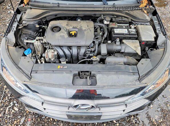 5NPD74LF1LH586932 2020 HYUNDAI ELANTRA Черный Вид задней части салона