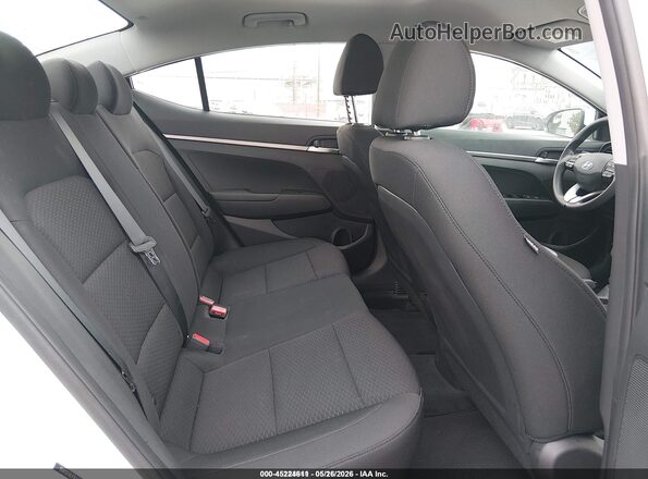 5NPD74LF1LH600585 2020 HYUNDAI ELANTRA White Vista de la etiqueta del VIN