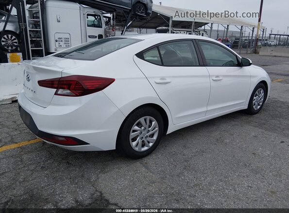 5NPD74LF1LH600585 2020 HYUNDAI ELANTRA White Trasero derecho