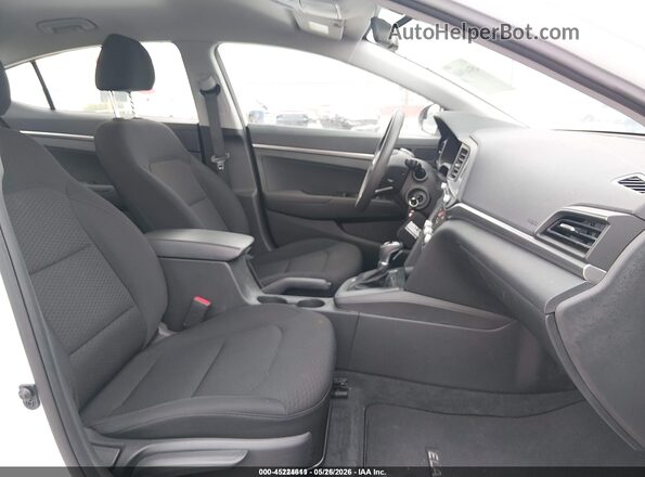 5NPD74LF1LH600585 2020 HYUNDAI ELANTRA White Vista interior delantera