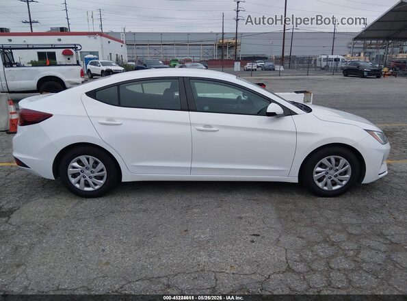5NPD74LF1LH600585 2020 HYUNDAI ELANTRA White Vista interior de 360 grados