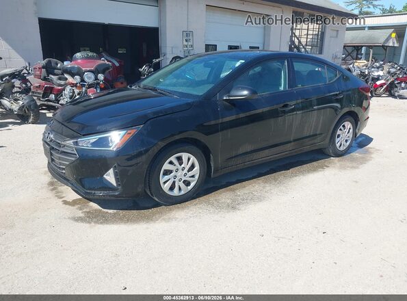 5NPD74LF1LH602904 2020 HYUNDAI ELANTRA Black წინა მარცხენა ხედი სამი მეოთხედიდან