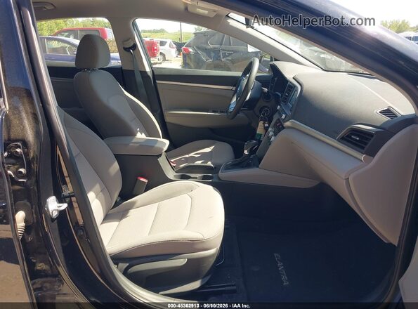5NPD74LF1LH602904 2020 HYUNDAI ELANTRA Black წინა სალონის ხედი