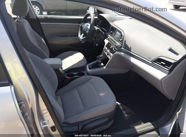 5NPD74LF1LH612378 2020 HYUNDAI ELANTRA Silver Vista interior delantera