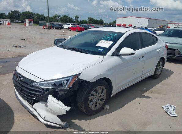5NPD74LF1LH613238 2020 HYUNDAI ELANTRA White Vista tres cuartos delantera izquierda