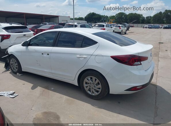 5NPD74LF1LH613238 2020 HYUNDAI ELANTRA White Vista interior trasera