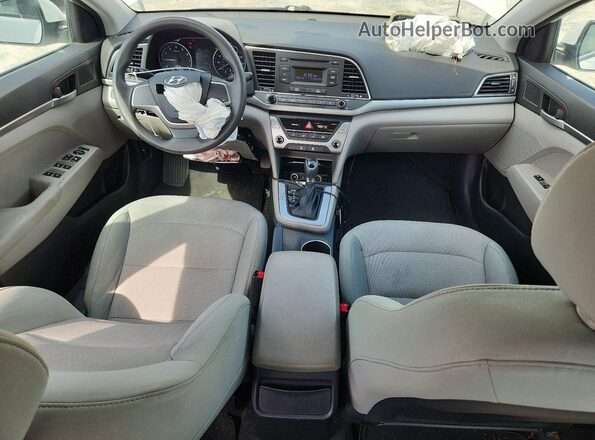 5NPD74LF2HH072398 2017 HYUNDAI ELANTRA White წინა პანელის ხედი