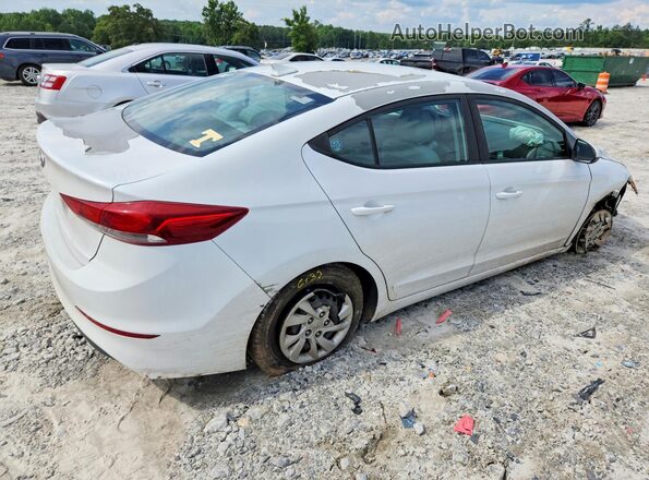5NPD74LF2HH072398 2017 HYUNDAI ELANTRA White უკანა მარჯვენა