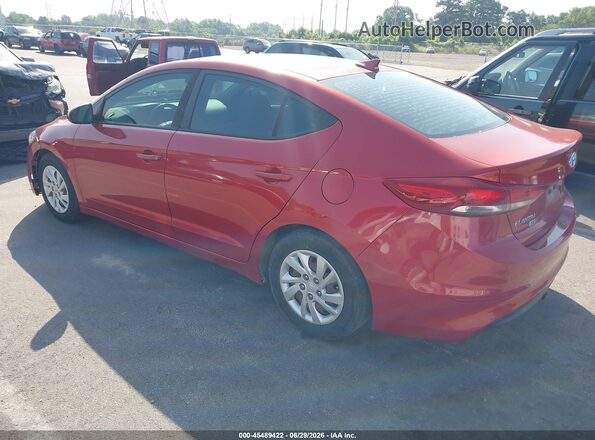 5NPD74LF2HH079884 2017 HYUNDAI ELANTRA Red Trasero izquierdo