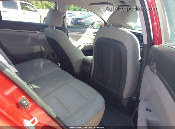 5NPD74LF2HH079884 2017 HYUNDAI ELANTRA Red Vista de la etiqueta del VIN